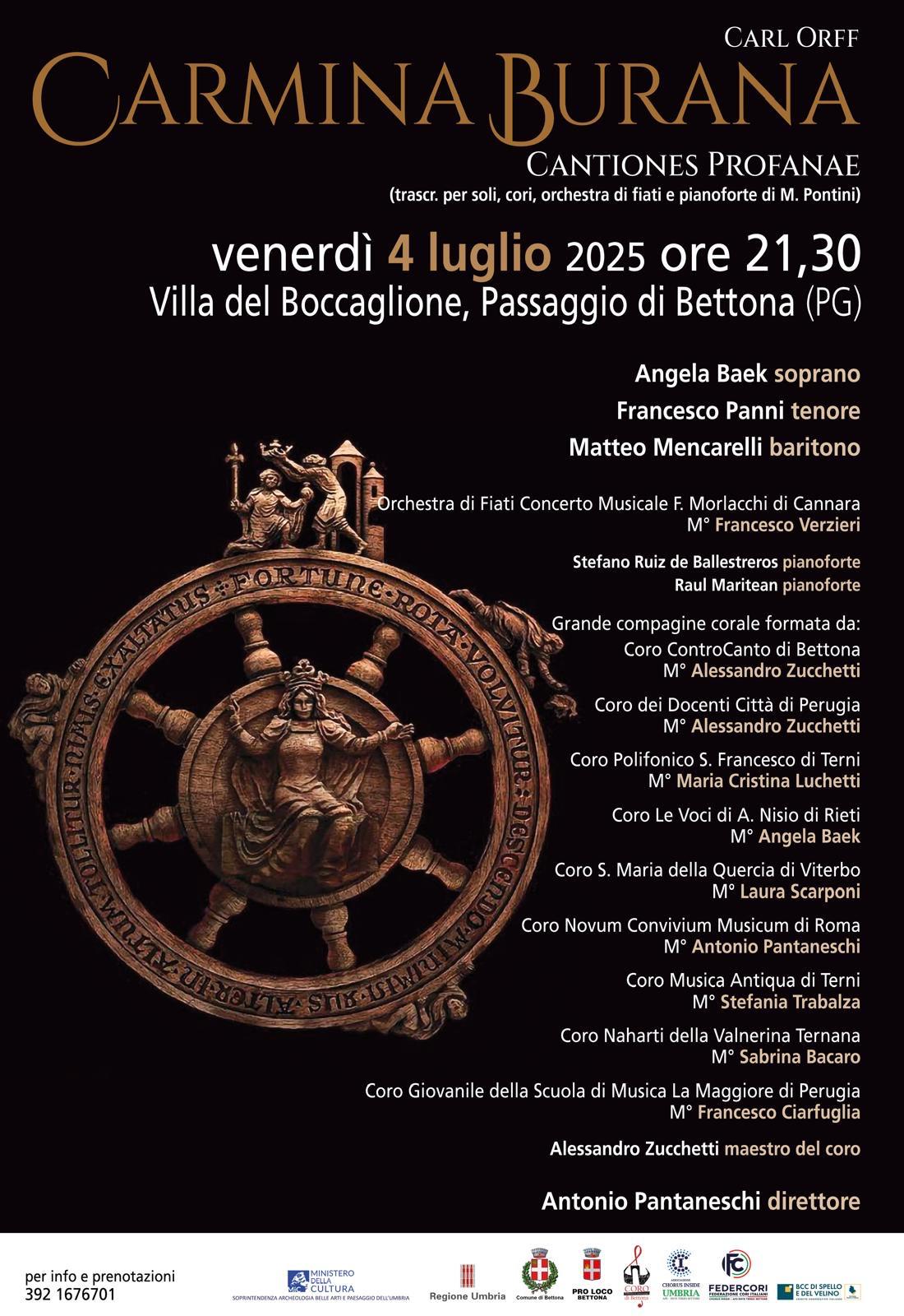 Poster Carmina Burana 2025